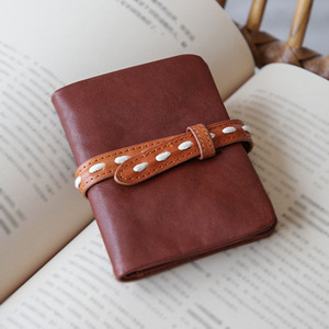 Zenos Full Grain Vegetable Tanned Leather Women Short <b>Wallet</b> 2 Fold Multi <b>Card</b> Driver License Cowhide Purse - Product Image 1