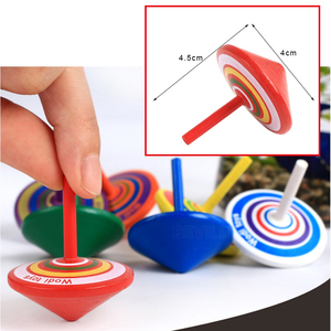 Mini Jouets en Bois Gyroscopiques pour Enfants, Motif Cônes <span class=keywords><strong>de</strong></span> Pin <span class=keywords><strong>de</strong></span> <span class=keywords><strong>Dessin</strong></span> <span class=keywords><strong>Animé</strong></span> Coloré, pour Enfants et Adultes, Anti-Stress, <span class=keywords><strong>Toupie</strong></span> <span class=keywords><strong>de</strong></span> Bureau Éducative - Product Image 6