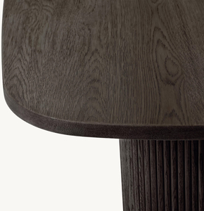 Table à manger haut de gamme en <span class=keywords><strong>bois</strong></span> massif américain, mobilier moderne multi-personnes pour salle à manger, usage domestique - Product Image 5