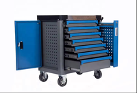 Ensemble de boîtes à outils empilables AIRAJ, 285 pièces, outils OEM personnalisables, armoire en acier, 7 tiroirs, garantie de 3 ans, 46x68x86cm