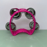 Hand Bell Percussion Instrument Tambourine Ring Thickened Small Four Bell Ring Orff Rattle