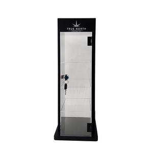 Moderne Vitrine Acryl vitrine mit Schloss-Rechteckige Verriegelung Vitrine aus klarem Acryl - Product Image 2