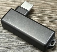 Amplificateur DAC USB-C Noir Mat Métallique Portable Hi-Fi avec Décodage Matériel Sans Perte pour Casque, Smartphone et Ordinateur – Niveau Débutant