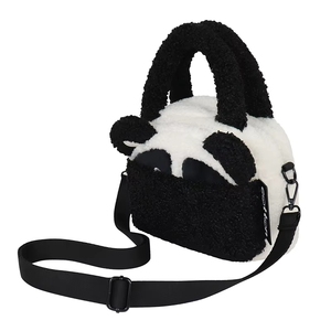 Bolsa de Mano de Felpa con Diseño de Animalito Kawaii, Pequeña y Suave, con Cierre de Cremallera, Material de Poliéster, Colores Personalizados para Regalos Promocionales - Product Image 3