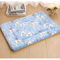 Coussin pour chien en peluche double face chaud et confortable, tapis de couchage pour chiens, couverture antidérapante pour animaux de compagnie, lavable en machine, couleur unie