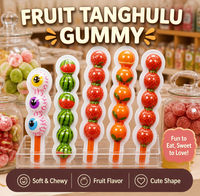 Eyeball Planet Gummy 2g Mini Confiture avec Saveur Fruitée Produit Chaud De L'usine De Chine 10M + Vendu