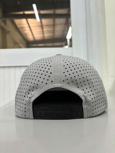 Custom High Quality 6 Panel Baseball Cap <b>Waterproof</b> <b>Golf</b> <b>Hats</b> Perforated Custom Flat Bill Trucker <b>Hat</b> With Custom printed Lining - Product Image 5