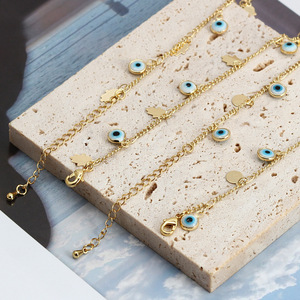 Vòng Cổ Kính Mắt Quỷ Màu Xanh Cổ Điển Rẻ Hơn Vòng Cổ Bùa Hộ Mệnh Bảo Vệ Chống Lại Ác/Nguy Hiểm/Bệnh Tật - Product Image 5