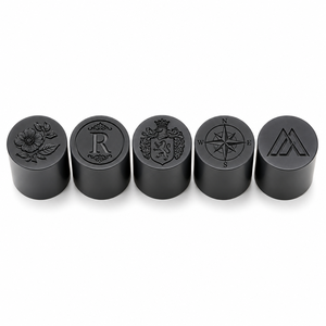 Custom SLA Resin 3D Printing <b>Wax</b> <b>Seal</b> Head Stamp Crest Emblem M6 Thread High Detail Engraving Craft Gift Maker China - Product Image 3