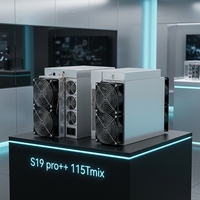 Machine de minage Bitcoin Bitmain Antminer S19 Pro++ 115Tmix 2990W, machine de minage ASIC Bitcoin, rig de minage crypto S19 Ant Miner, précommande