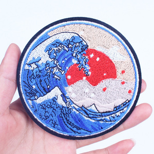Tùy Chỉnh Thêu 3D Sắt Trên Làm Việc Các Bản Vá Lỗi Với Trái Tim & Hoa Thiết Kế Cho Túi Mũ Quần Áo - Product Image 2