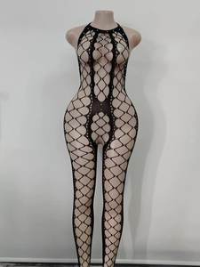 OEM ODM Nouveau bas <span class=keywords><strong>de</strong></span> corps <span class=keywords><strong>sexy</strong></span> en résille pour fille Bas <span class=keywords><strong>de</strong></span> corps en cristal à strass Lingerie - Product Image 4