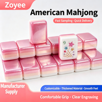 Jeu de tuiles de mahjong américaines en acrylique personnalisées 160 pièces avec citrouilles, fantômes, chauves-souris, chats noirs, chapeaux de sorcière, toiles d'araignées, potions