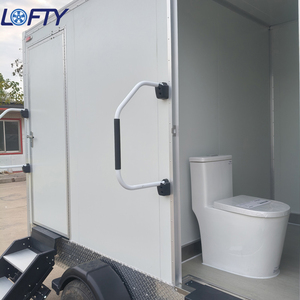 Cabina de Ducha con Bañera de Hidromasaje, Unidad de Baño Portátil, Remolque con Ducha y Baño, Casas Contenedor de Acero - Product Image 5