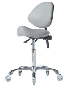 Chaise de travail roulante multicolores Xinying pour barbier et coiffeur avec roulettes intégrées, tabouret de salon de beauté et de spa, siège de beauté - Product Image 1