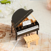 Bénédiction 3d carte-cadeau Piano modèle 3D en trois dimensions merci cadeau carte de voeux d'affaires pour les amis