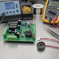Buzzer piézoélectrique actif interne 23x11mm 12V DC, 90dB, alarme sonore continue à haut niveau sonore C2311-1230W110 OEM ODM