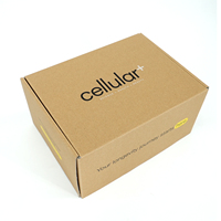 Boîte d'expédition en carton ondulé recyclable de haute qualité avec fermeture éclair personnalisée, impression de logo pour le commerce électronique