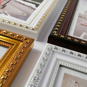 Venta al por mayor de marcos de fotos únicos de estilo europeo, molduras doradas para cuadros de la Corte Real - Product Image 1