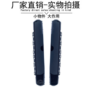 Mini garniture de pare-chocs avant 205 mm, cadre de plaque d'immatriculation en ABS noir brillant F55 F56 F57 - Product Image 4