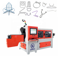Machine de pliage de fil CNC 3D automatique de haute précision pour la fabrication de lettres 3D, machine de formage de fil d'acier rotative à 3 axes