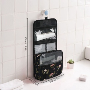 Sac de toilette suspendu personnalisé de haute qualité, imperméable, entièrement imprimé, sac de rangement pour produits de nettoyage, impression à la demande - Grande Vente - Product Image 6
