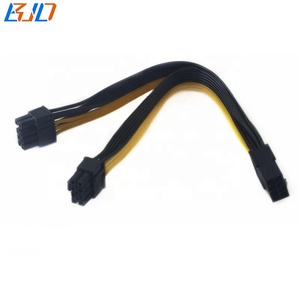 <span class=keywords><strong>สาย</strong></span>ไฟ PCI-E <span class=keywords><strong>8</strong></span> พิน ตัวเมีย เป็น 2 * <span class=keywords><strong>8</strong></span> พิน 6+2 พิน ตัวผู้ สำหรับ<span class=keywords><strong>การ์ด</strong></span><span class=keywords><strong>จอ</strong></span> GPU ขนาด 18AWG ยาว 20 ซม. มีสินค้าในสต็อก - Product Image 5