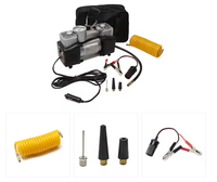 Compresseur d'air miniature portable 12V à double cylindre, pompe électrique ABS, gonfleur de pneus électrique, outils pour voiture