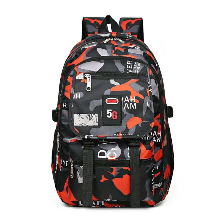 2024 customized nylon large capacity quality travel waterproof hiking wholesale teenage school university students backpack bag