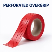 Accessoires de padel OEM, badminton, pickleball, tennis, overgrip de padel, 0,6 mm, PU souple, adhérent, absorbant la transpiration, enveloppe de poignée de raquette