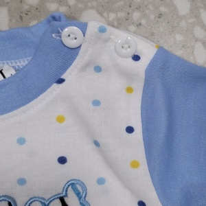 Bộ đồ sơ sinh 2 món 100% polyester, dành cho bé trai/bé gái 3-12 tháng tuổi, đủ size, hàng có sẵn - Product Image 5