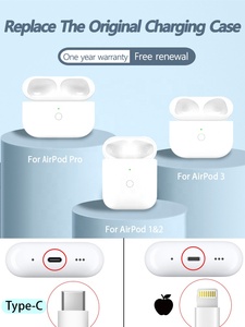 Custodia di ricambio per ricarica wireless di alta qualità da 680 mAh con funzione di accoppiamento per auricolari originali Pro 1 2 3 - Product Image 3