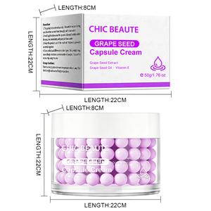 CHIC BEAUTE <span class=keywords><strong>Crema</strong></span> Viso in Capsule con Collagene e Semi d'Uva, Etichetta Privata, per Illuminare, Contrastare i Radicali Liberi e Rendere la Pelle Tonica e Radiosa - Product Image 5