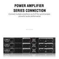 Amplificateur de puissance numérique stéréo professionnel 1U 2 canaux classe D 1300W pour système audio karaoké - Vente chaude