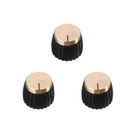 Ensemble de boutons audio à encliquetage CNC personnalisés - Boutons d'axe d'amplificateur pour potentiomètres