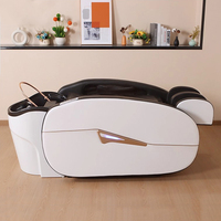 Lit de massage électrique en cuir avec bassin en céramique haut de gamme FYD, lit professionnel de thérapie capillaire pour salon de coiffure et institut de beauté