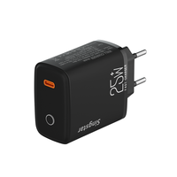 Prix d'usine, chargeur rapide USB-C 25W, prise EU, chargeur mural compact pour iPhone 18, Samsung Galaxy S26, téléphones Android