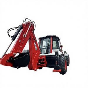 Cargadora de ruedas JUEXIN nueva y duradera con tracción en las 4 ruedas, precio económico, 4 ruedas grandes, brazo telescópico y motor diésel. - Product Image 1