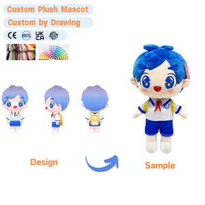 ของเล่นตุ๊กตาผ้ากำมะหยี่มาสค็อตออกแบบได้ตามต้องการ - Product Image 2