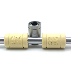 ตลับลูกปืนเชิงเส้นพลาสติกวิศวกรรม ปราศจากน้ำมัน หล่อลื่นในตัว ไม่ต้องบำรุงรักษา รุ่น RJMP-01-06 RJMP-01-08 <span class=keywords><strong>LM8UU</strong></span> - Product Image 4