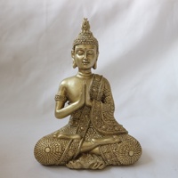 Statue de Bouddha en résine Feng Shui pour la décoration intérieure, taille personnalisée, logo client