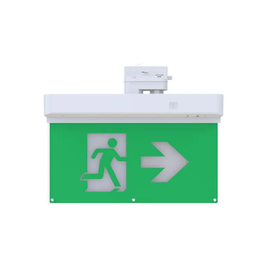 Señal de salida de emergencia LED con certificación CE EN 1838 con batería de litio de autoprueba y clasificación impermeable IP20 - Product Image 4