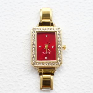 Reloj de Cuarzo para Mujer, Superventas, con Brazalete Modular de Dijes, Cuadrado, con Diamantes, Combinable con Todo, Estilo Europeo y Americano - Product Image 3