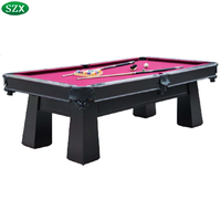 Table de billard/snooker d'extérieur en bois massif de 8 pieds ou 9 pieds à vendre