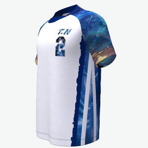 De los hombres, camisa de deportes elástico de poliéster jersey de rugby - Product Image 2