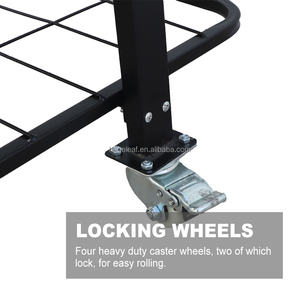 Kit <span class=keywords><strong>de</strong></span> jardinière surélevée auto-arrosante mobile facile à assembler, en métal, pour extérieur, avec pieds et <span class=keywords><strong>étagère</strong></span> - Product Image 4