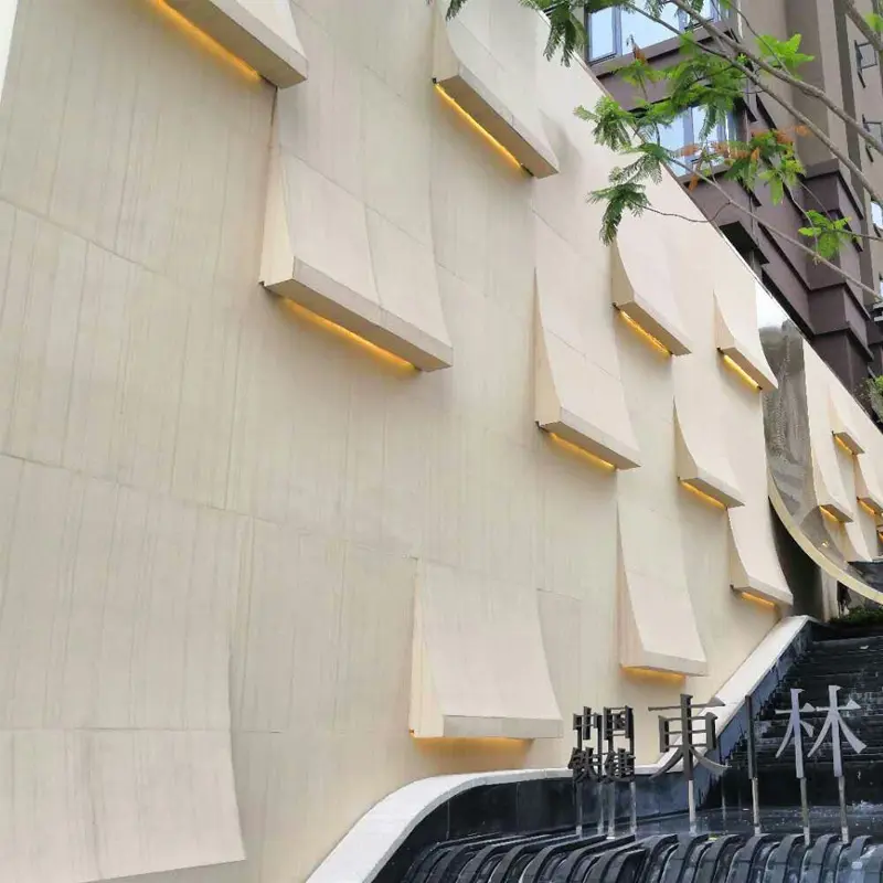 Lembaran veneer batu fleksibel 3d ringan gaya baru batu pelapis eksterior panel dinding batu fleksibel untuk renovasi toko