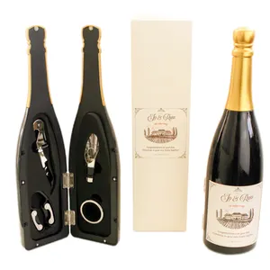Multi-function Corkscrew Wine Opener Gift Set Bar Sets Bottle-Shaped Holder Gift Bar Accessories