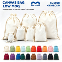 Pochette en coton réutilisable, sac en toile personnalisable, vente en gros, sac de rangement en tissu multi-tailles pour emballage cadeau, bijoux
