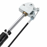 Vérin à gaz cylindrique réglable et verrouillable en acier pour mobilier de jardin, chaise, lit d'hôpital, capacité de charge de 25 lb